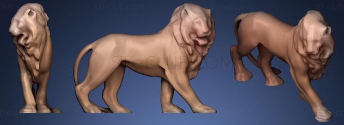 3D model Lion 6 (STL)